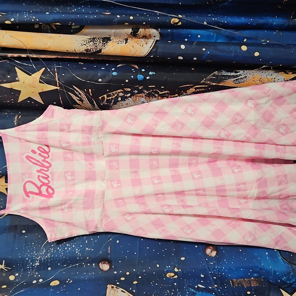 Patpat Barbie Checkered Dress